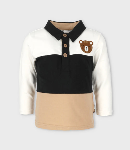 Polera bebé niño con cuello