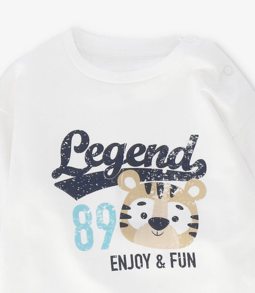 Polera bebé niño con diseño