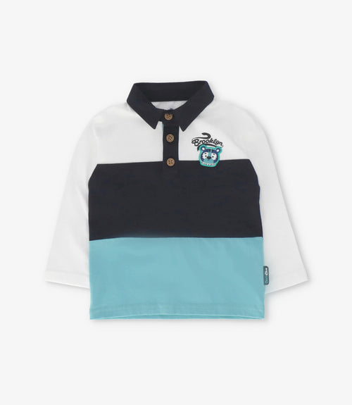 Polera bebé niño con cuello