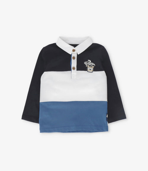 Polera bebé niño con cuello