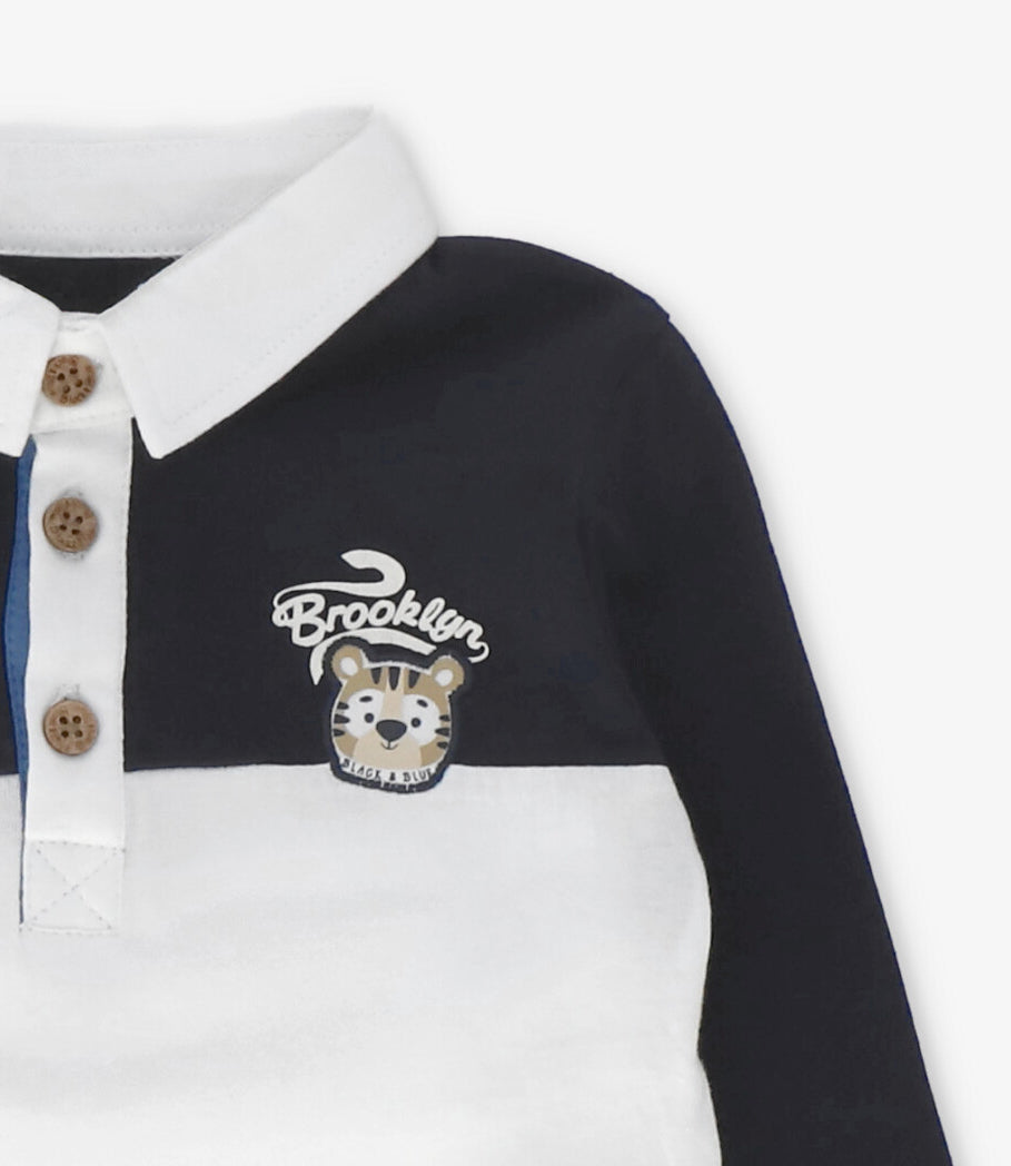 Polera bebé niño con cuello