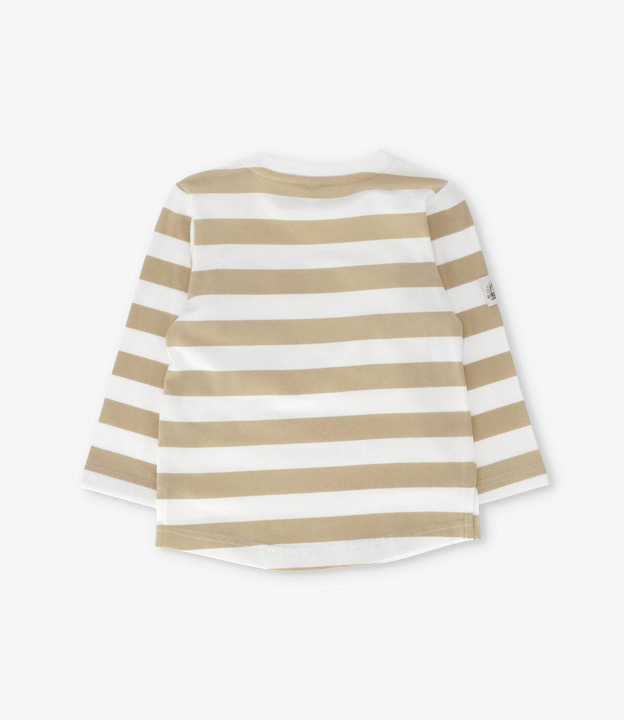 Polera bebé niño con rayas 3 meses / Crudo