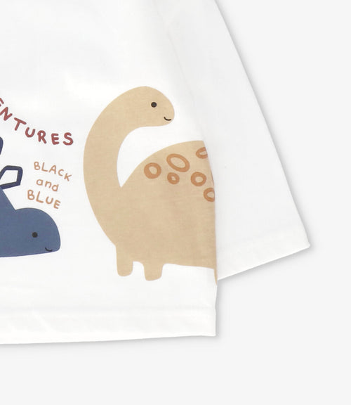 Polera bebé niño adventures 3 meses / Crudo