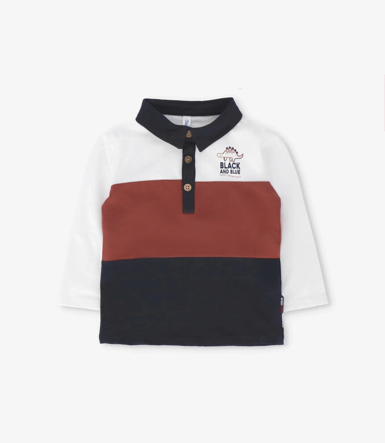 Polera bebé niño con cuello