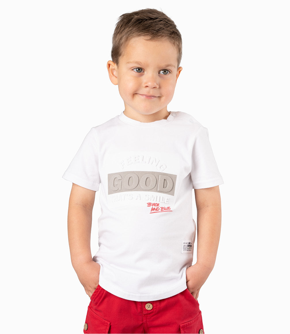 Polera Bebé Con Estampado En Relieve