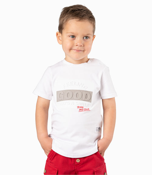 Polera Bebé Con Estampado En Relieve