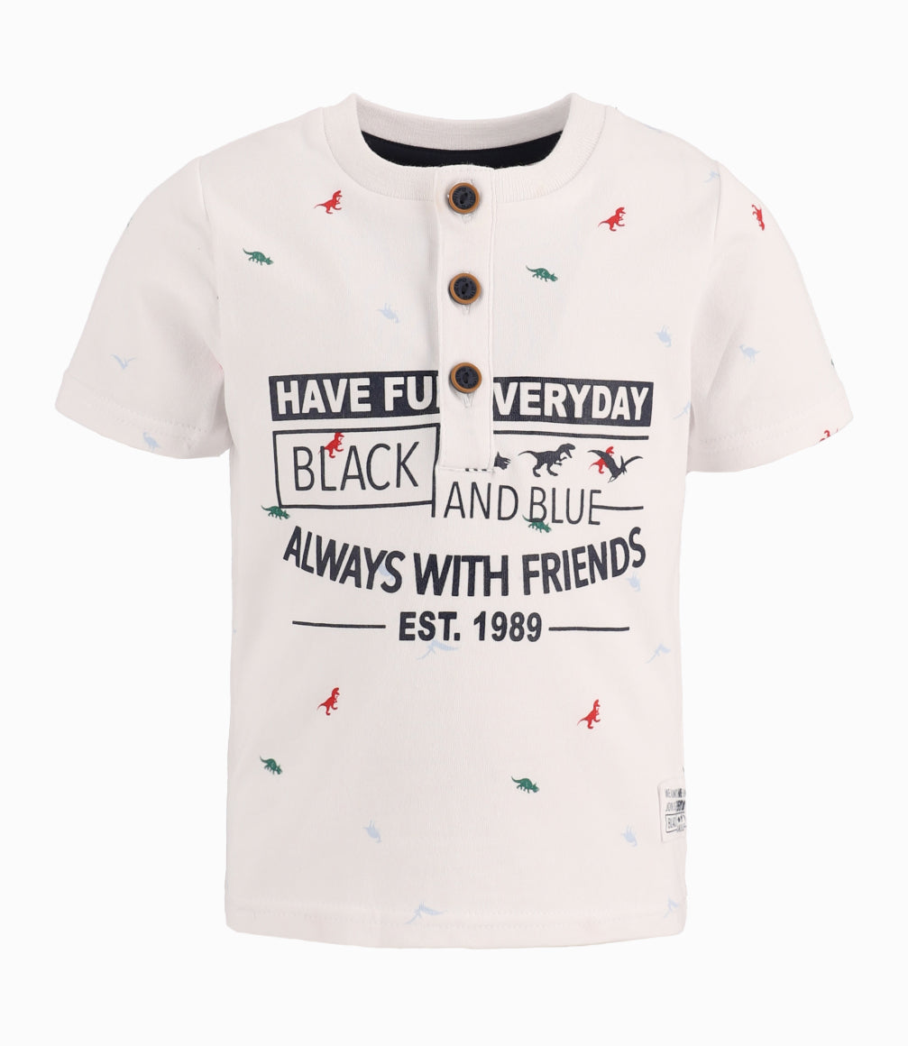 Polera Bebé Con Dinosaurios