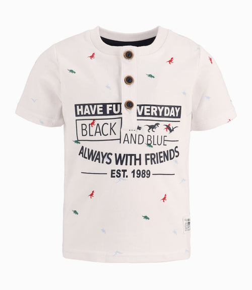 Polera Bebé Con Dinosaurios