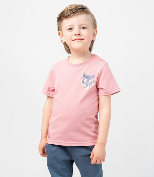 Polera bebé con tigre 3 meses / Rosado