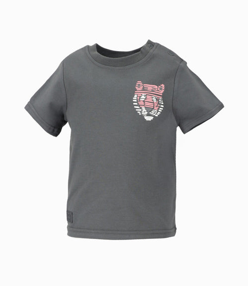 Polera bebé con tigre 3 meses / Gris