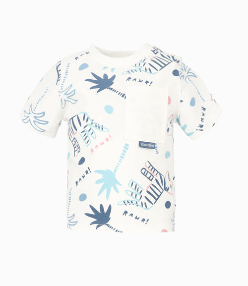 Polera bebé con estampado 3 meses / Blanco