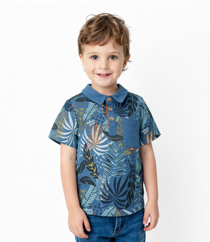 Polera bebé con palmeras