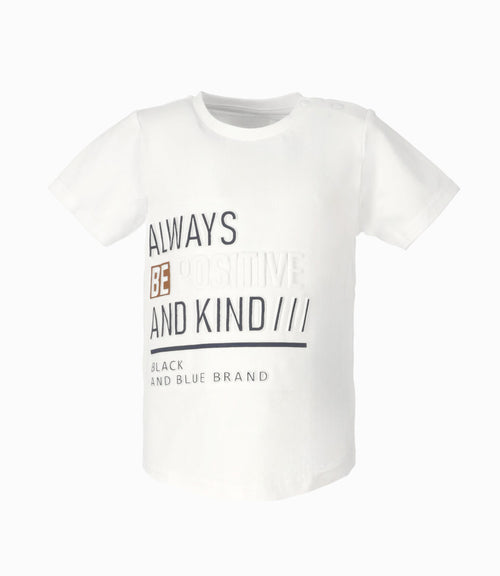 Polera bebé con relieve 3 meses / Blanco