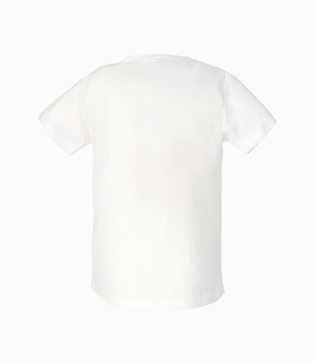 Polera bebé con relieve 3 meses / Blanco