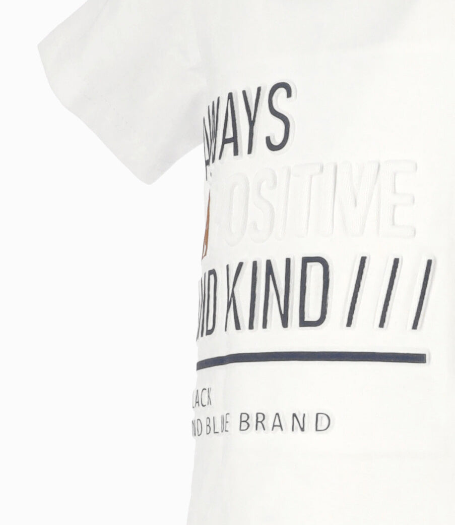 Polera bebé con relieve 3 meses / Blanco