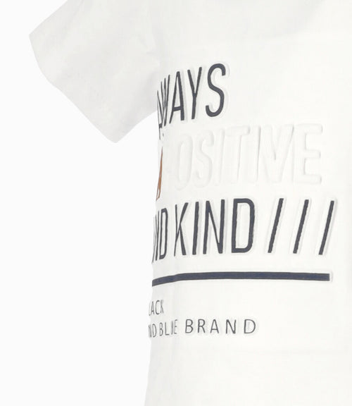 Polera bebé con relieve 3 meses / Blanco