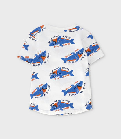 Polera bebé niño con tiburones