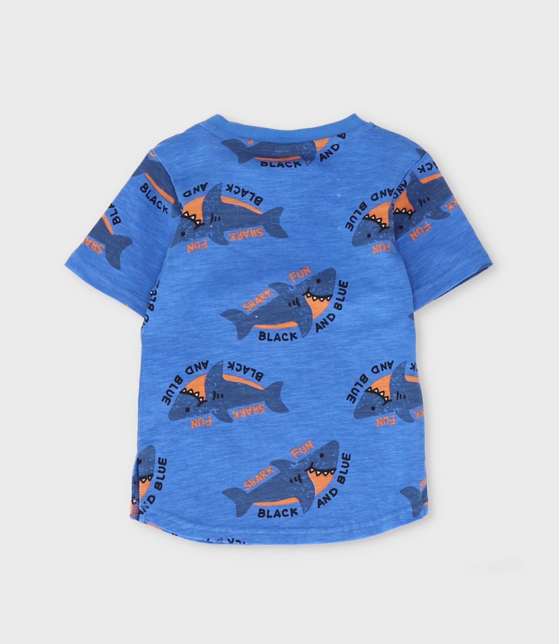 Polera bebé niño con tiburones 3 meses / Blanco