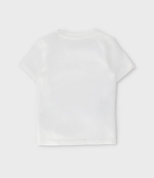 Polera bebé niño con dinosaurio 3 meses / Blanco