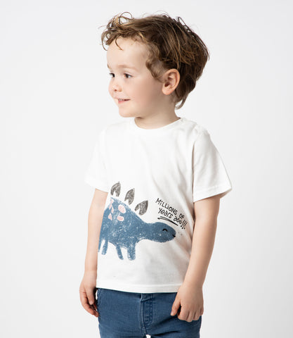 Polera bebé niño con dinosaurio