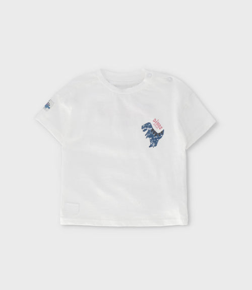 Polera bebé niño con diseño 3 meses / Blanco