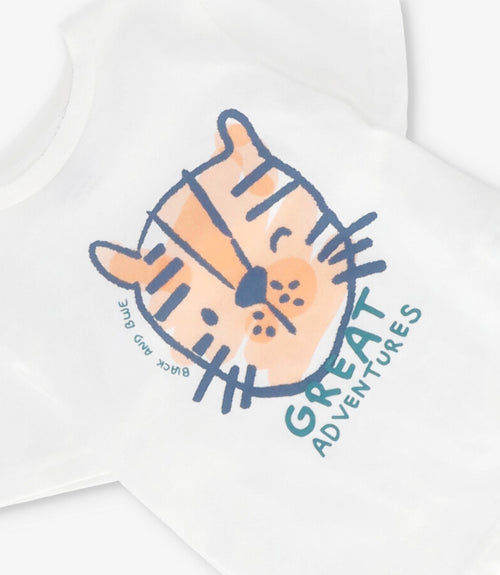 Polera bebé niño great adventures 3 meses / Crudo