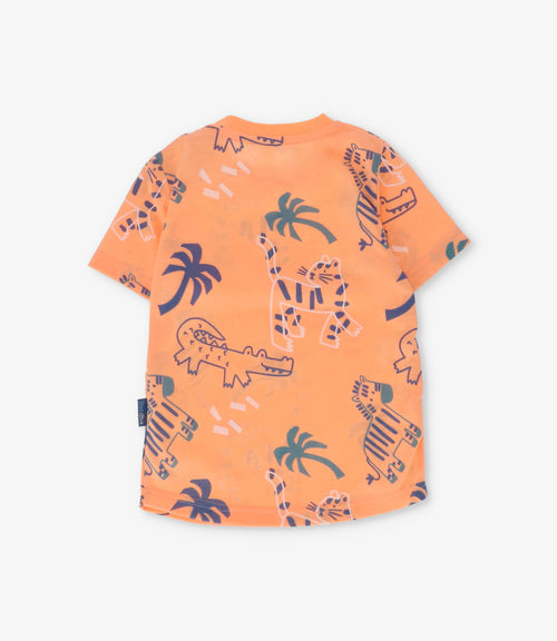 Polera bebé niño con diseño 3 meses / Naranjo