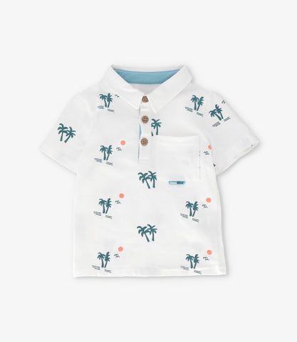 Polera bebé niño con cuello
