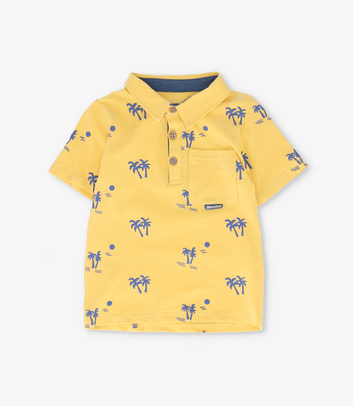 Polera bebé niño con cuello 3 meses / Mostaza