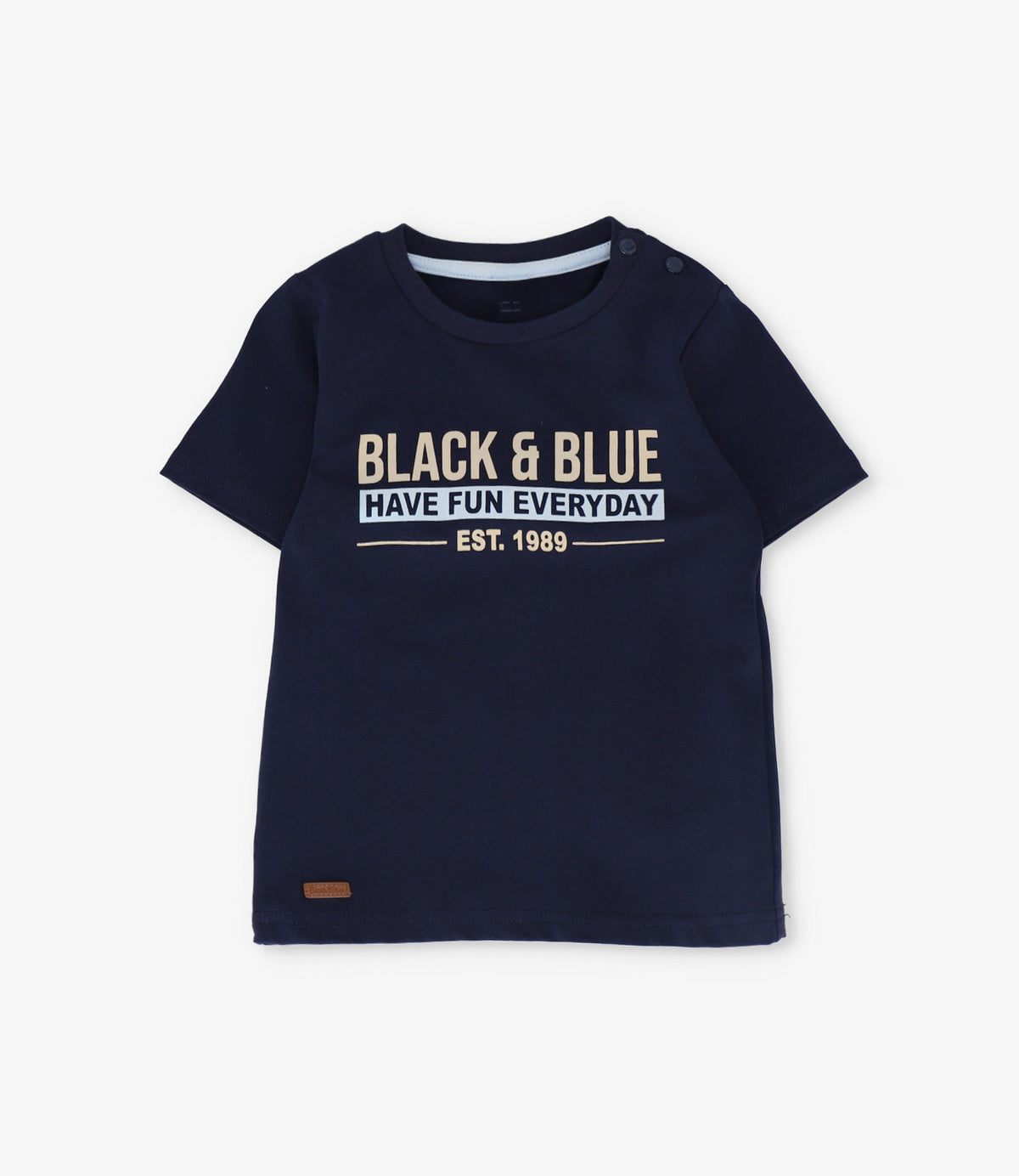 Polera bebé niño con diseño 3 meses / Azul Marino