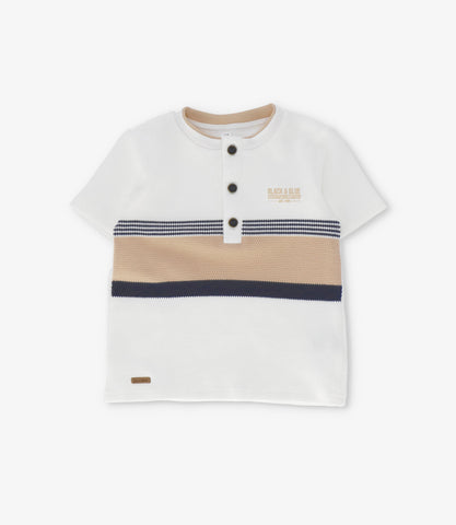 Polera bebé niño con botones