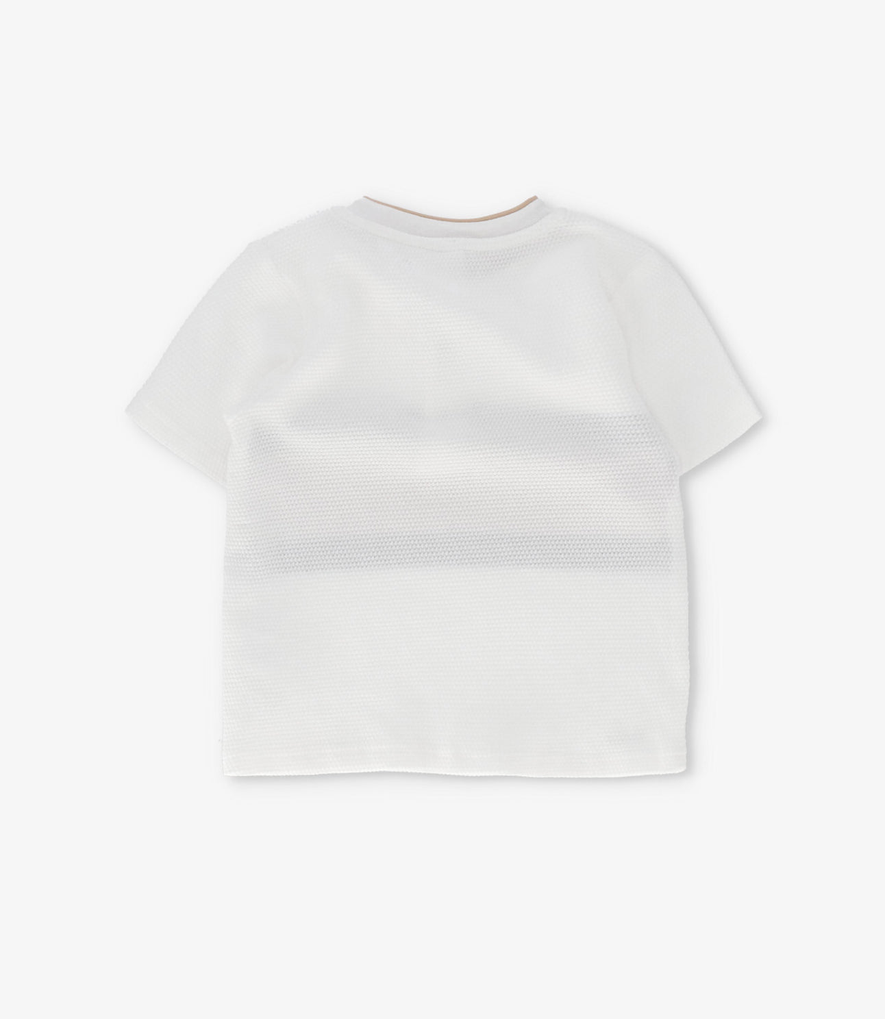 Polera bebé niño con botones 3 meses / Crudo