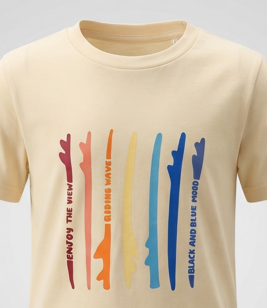 Polera bebé diseño 3 meses / Crudo