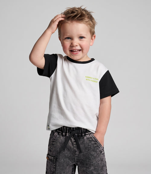 Polera bebé niño summer 3 meses / Crudo