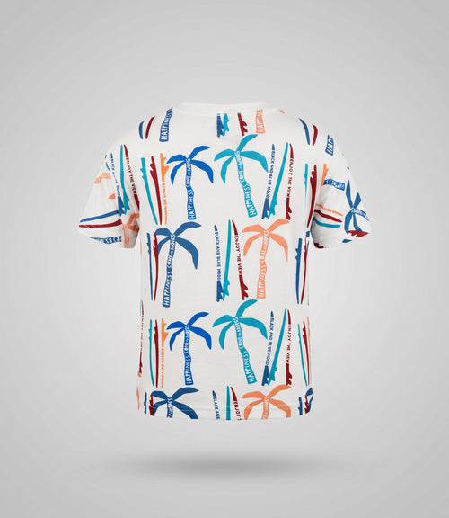 Polera bebé palmeras 3 meses / Crudo