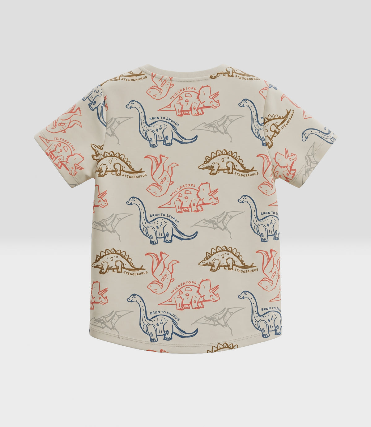 Polera bebé niño dinosaurios 3 meses / Beige