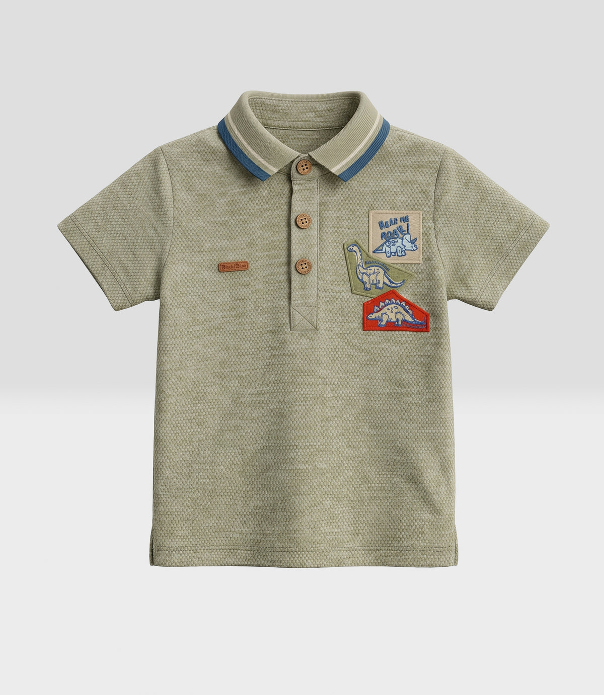 Polera bebé niño polo 3 meses / Verde