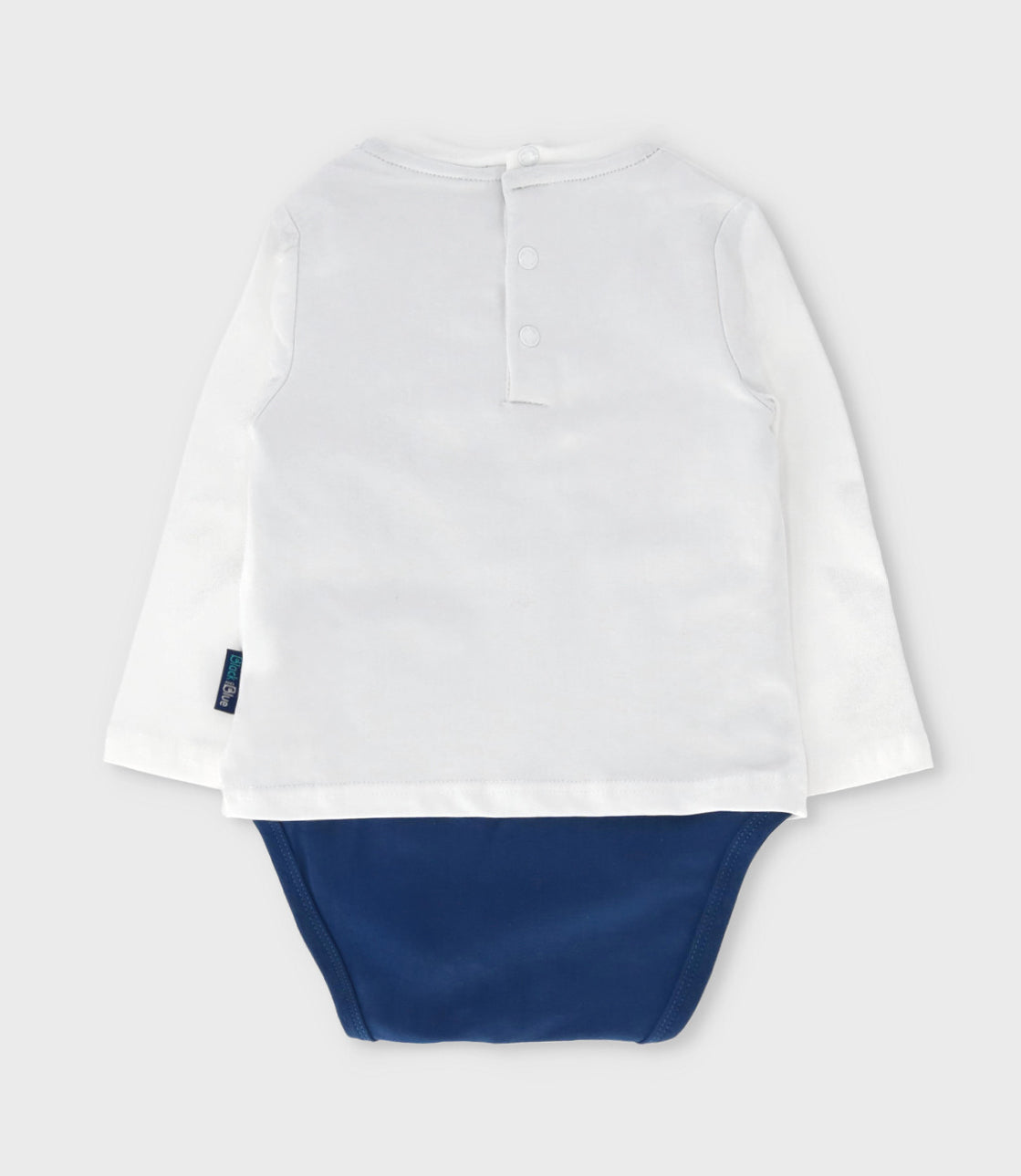 Body bebé niño con polera 3 meses / Blanco