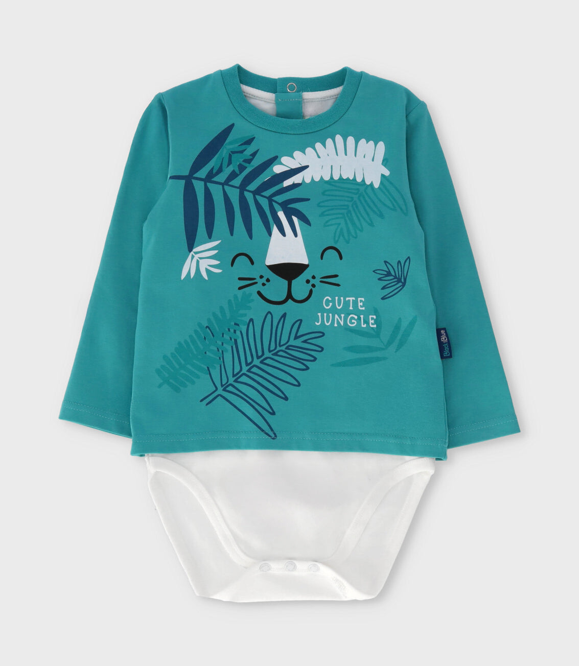Body bebé niño con polera 3 meses / Menta