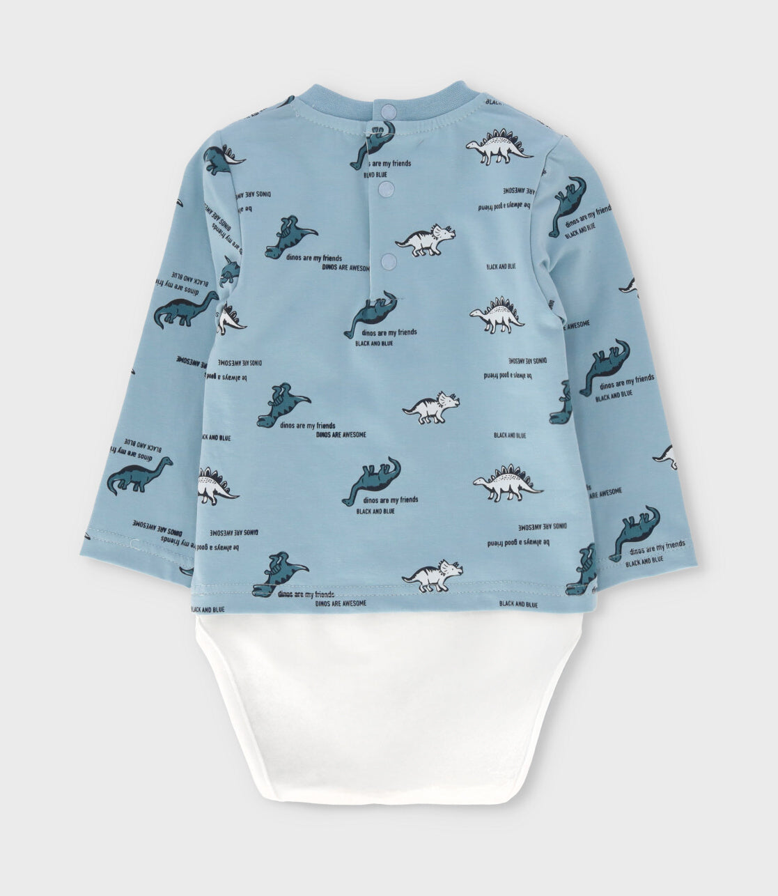 Body bebé niño con polera 3 meses / Menta