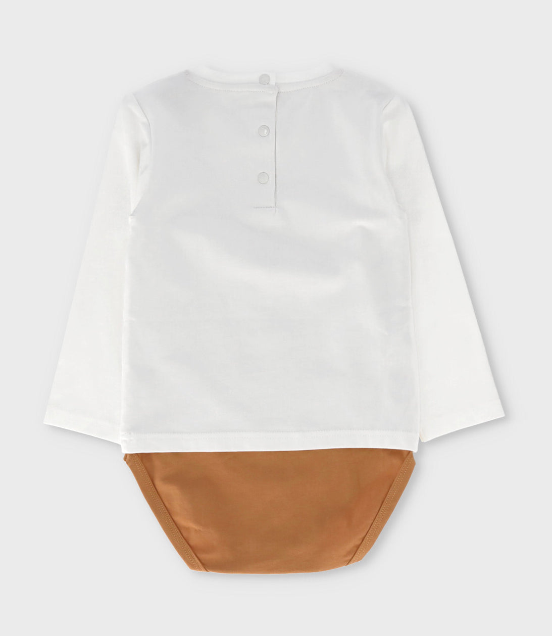 Body bebé niño con polera 3 meses / Blanco