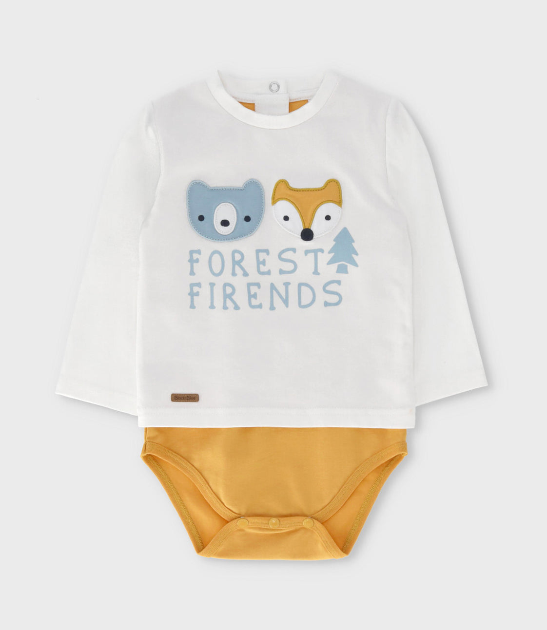 Body bebé niño con polera 3 meses / Blanco