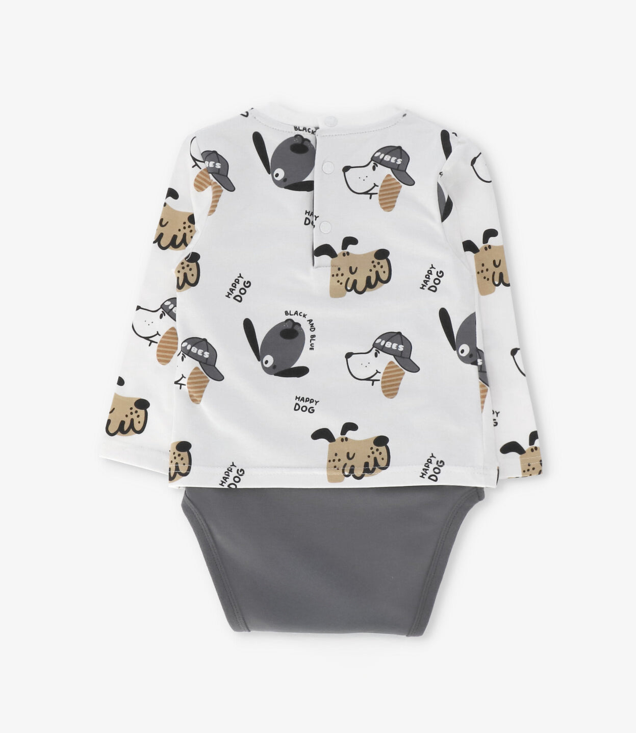 Body bebé niño con polera 3 meses / Crudo