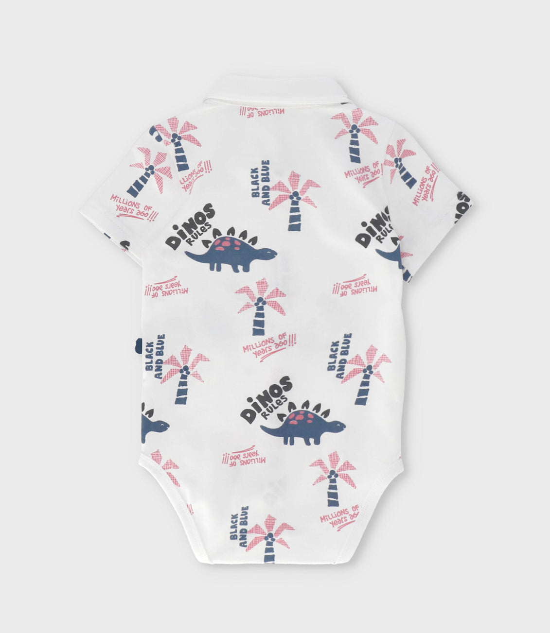 Body bebé niño dinos 3 meses / Blanco