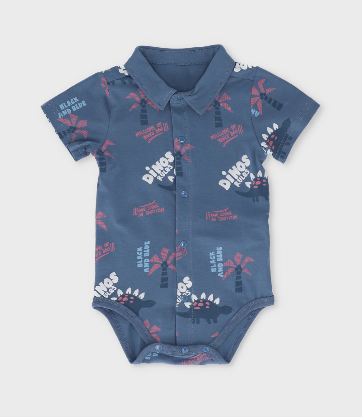 Body bebé niño dinos 3 meses / Azul