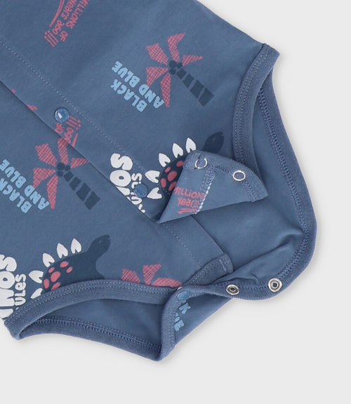 Body bebé niño dinos 3 meses / Azul