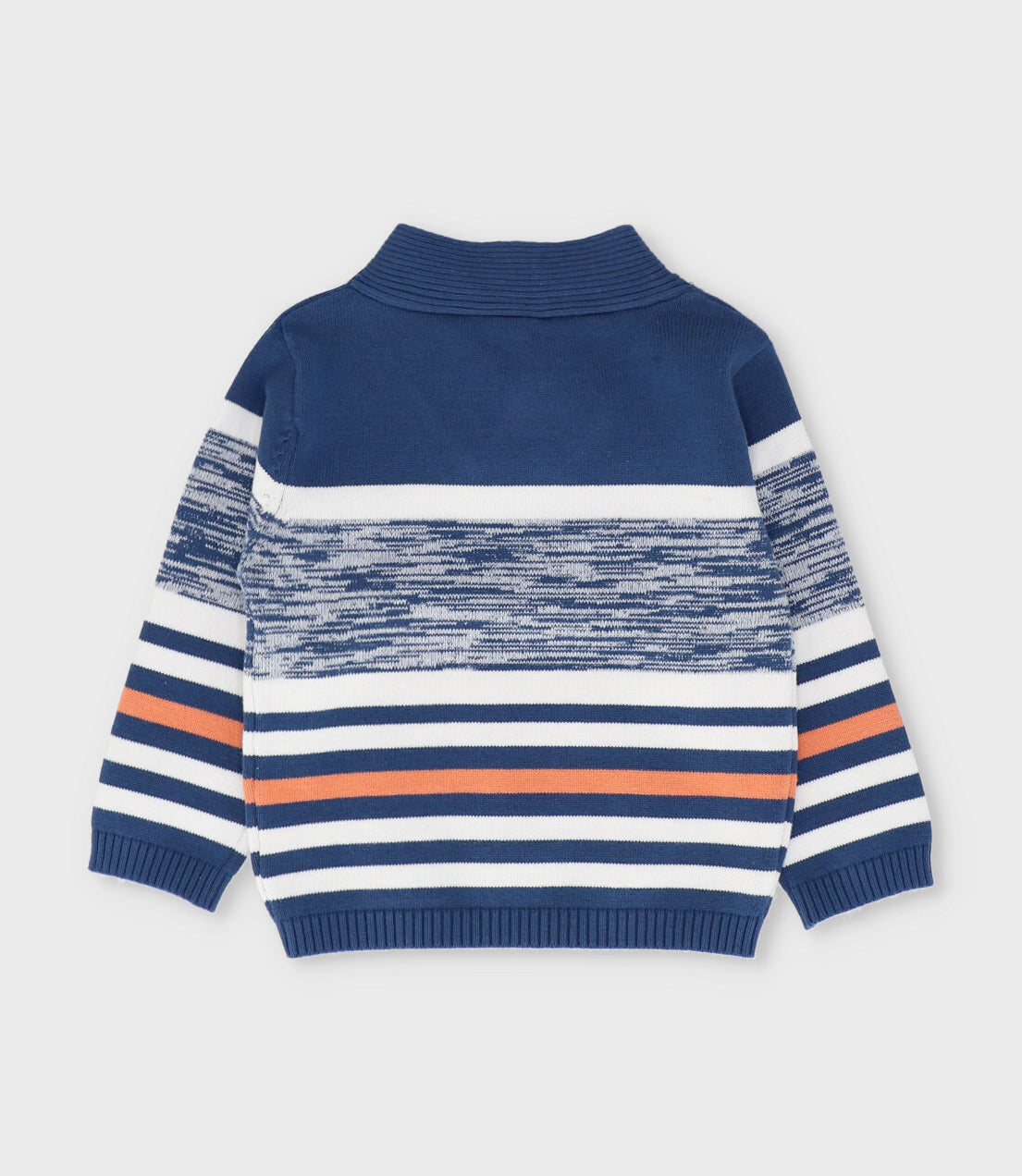 Chaleco bebé niño con rayas 3 meses / Azul Marino