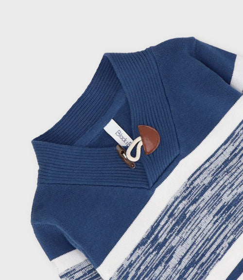 Chaleco bebé niño con rayas 3 meses / Azul Marino
