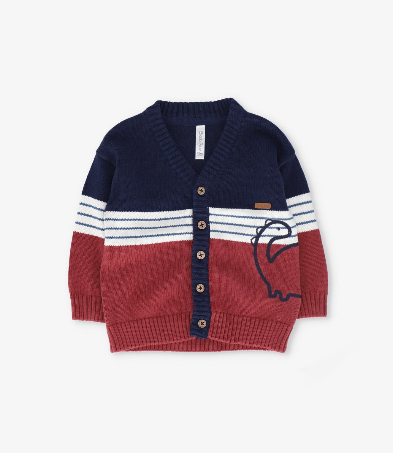 Chaleco bebé niño tricolor 3 meses / Azul Marino