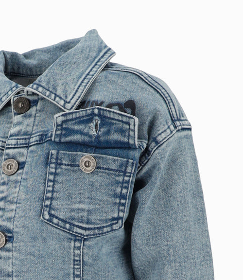 Chaqueta bebé de denim